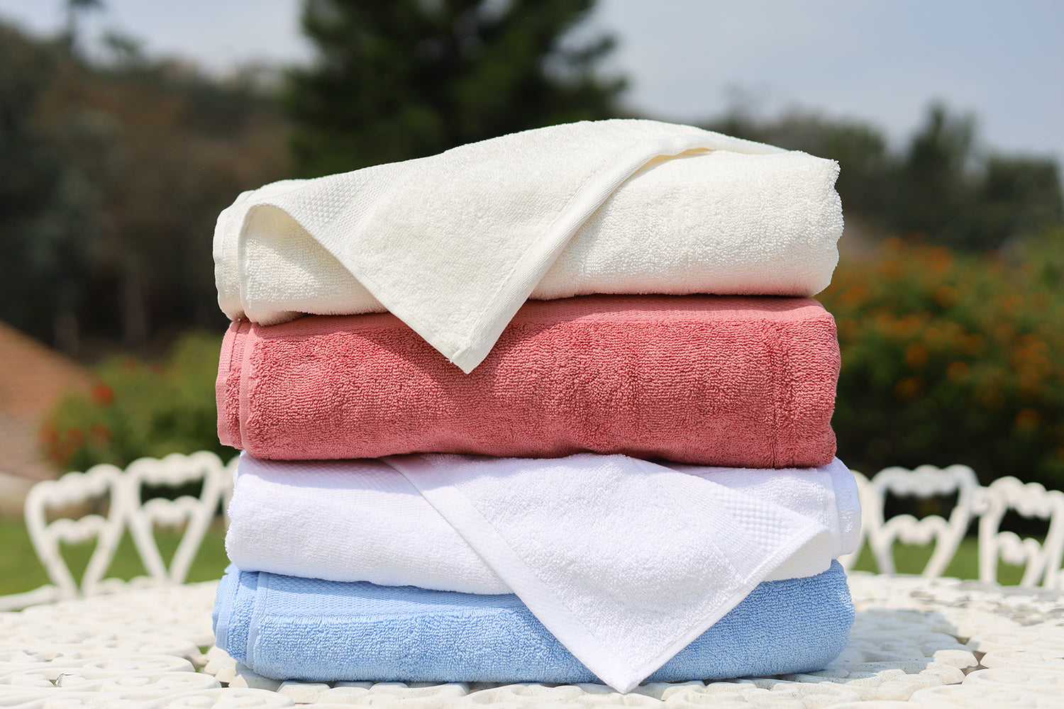 Organic Cotton Terry Cloth Fabric - Natural Color