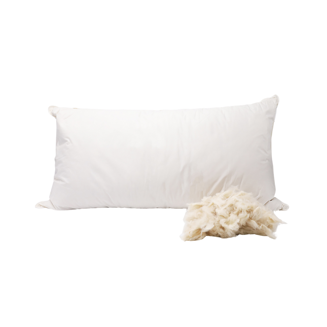 Natural Kapok Bed Pillow for Stomach, Side, or Back Sleepers [GOTS CERTIFIED]