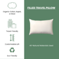 Organic Textiles Travel Pillows