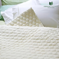 100% Organic Cotton Mattress Pad with 17” Fitted Bed Skirt Deep Pocket [GOTS CERTIFIED]