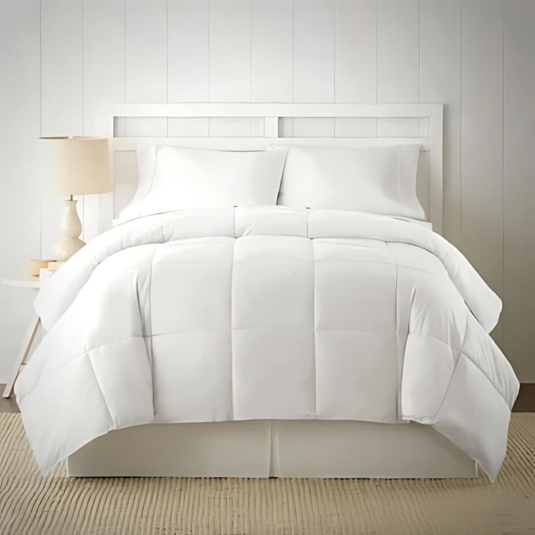 Organic Cotton-Bamboo Bed Comforter with Organic Cotton Covering