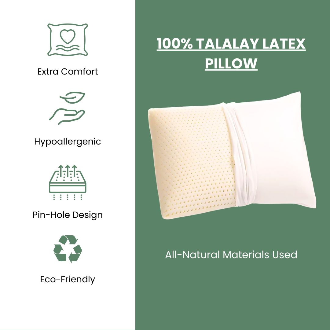 National sleep products latex foam pillow best sale